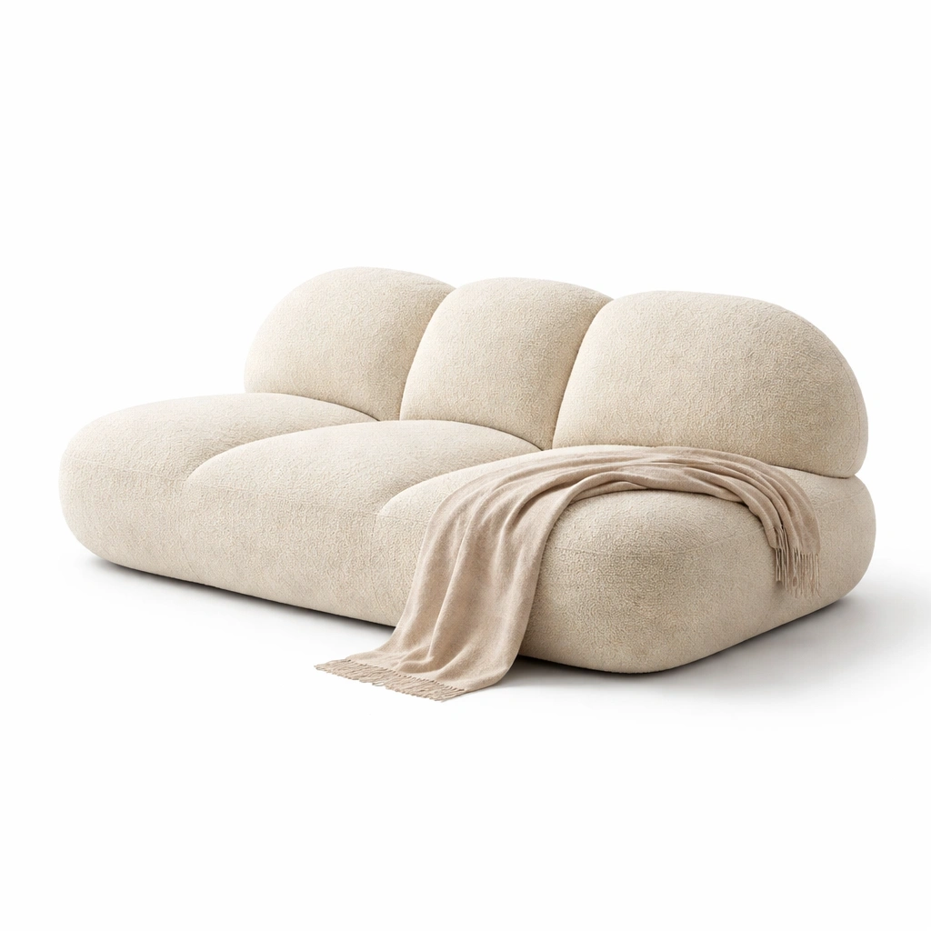 Sofa im minimalistischen Stil mit weicher Form-Domvyn